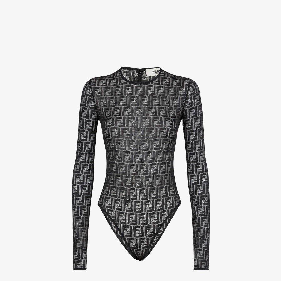 Women Fendi Tops & Shirts | Body Black