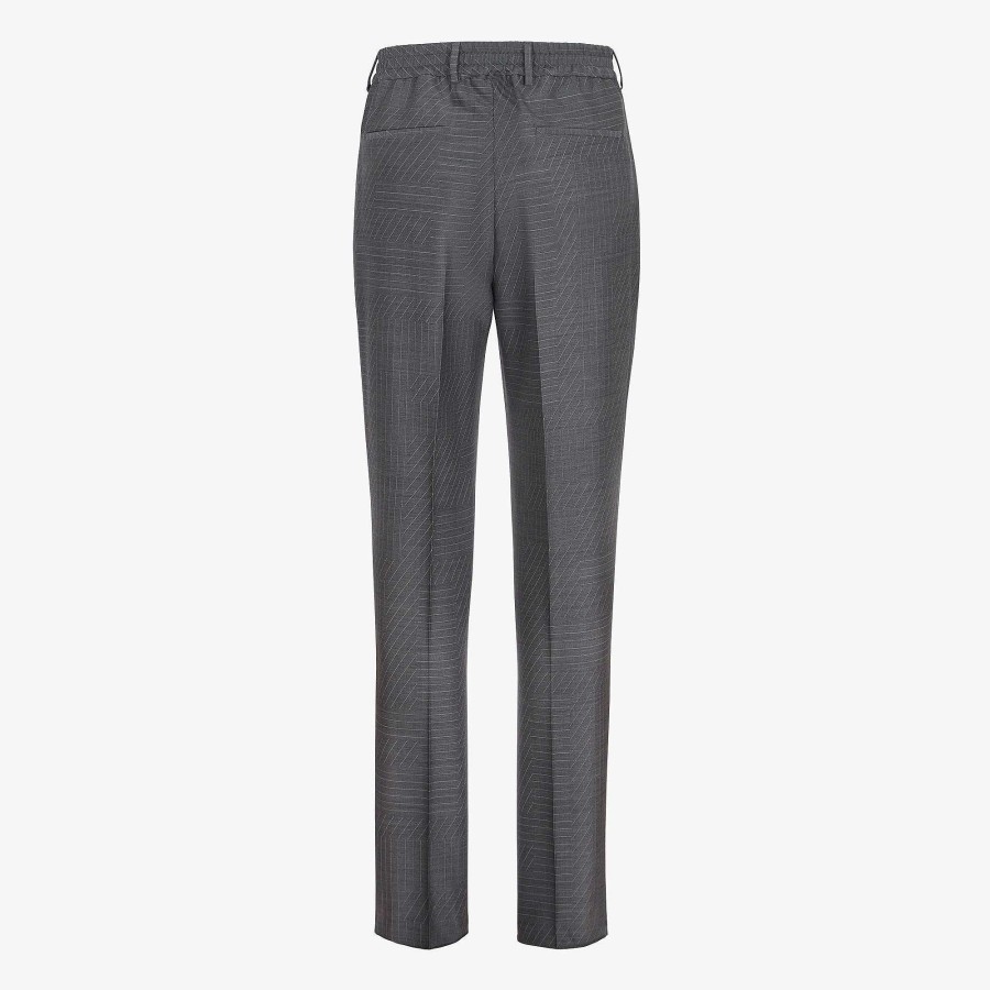 Men Fendi Pants & Shorts | Pants Gray