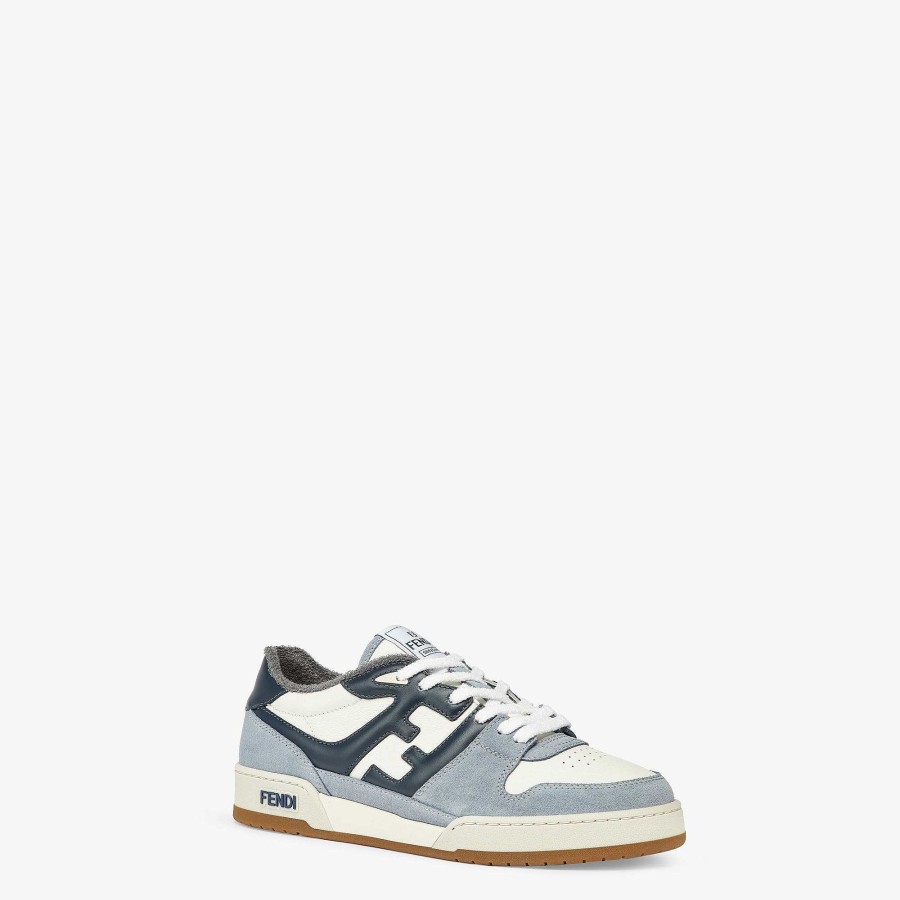 Men Fendi Sneakers | Fendi Match Light Blue