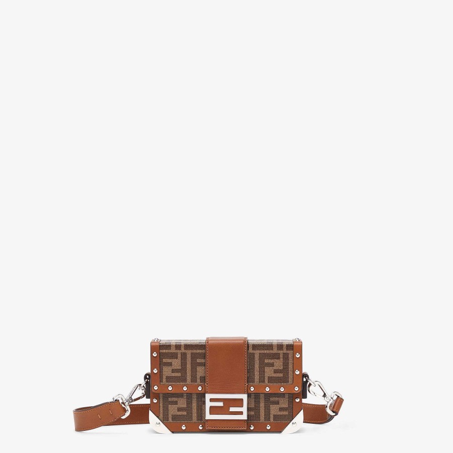 Men Fendi Baguette | Baguette Trunk Mini Brown