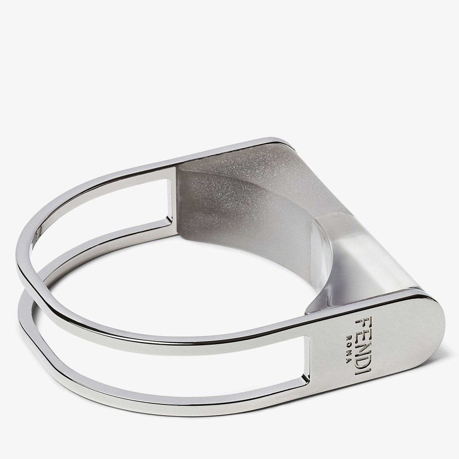 Home Decor & Lifestyle Fendi | Fendi Roma Napkin Ring White