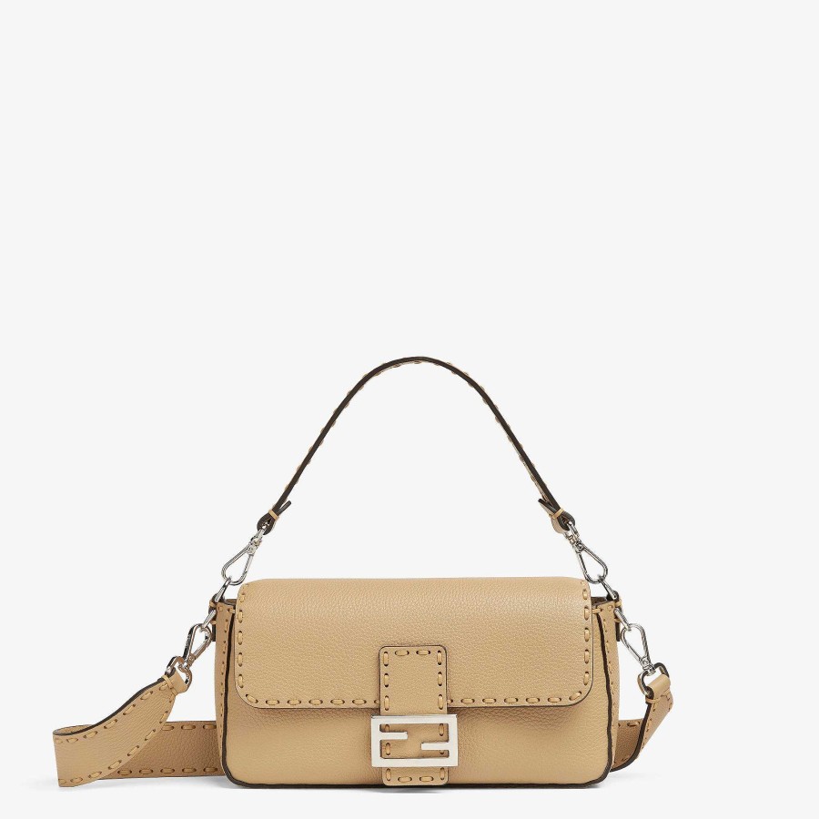 Women Fendi Shoulder & Crossbody Bags | Baguette Beige