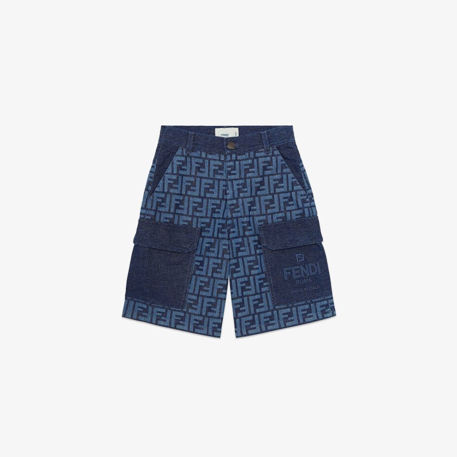 Kids Fendi Clothing | Junior Bermudas Blue