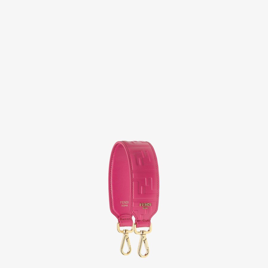 Women Fendi Shoulder Straps & Bag Accessories | Mini Strap You Pink