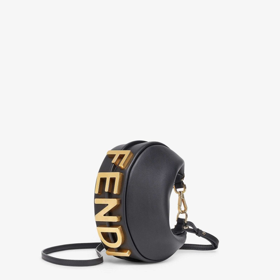 Women Fendi Hobo Bags | Fendigraphy Mini Black