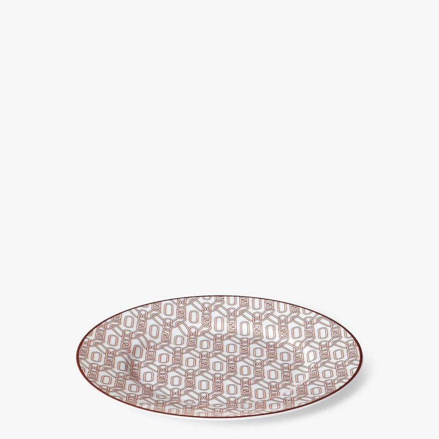 Home Decor & Lifestyle Fendi | Set Of Two Fendi O'Lock Plates Multicolor