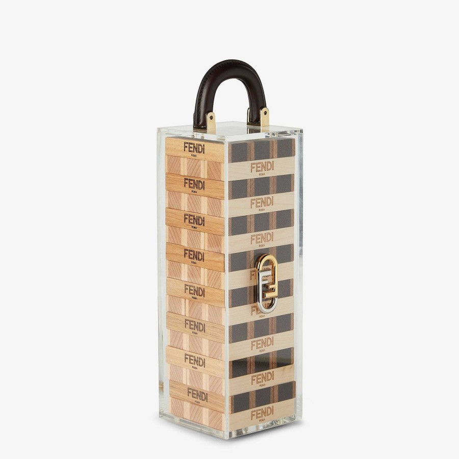 Home Decor & Lifestyle Fendi | Fendi Roma Tower Game Brown