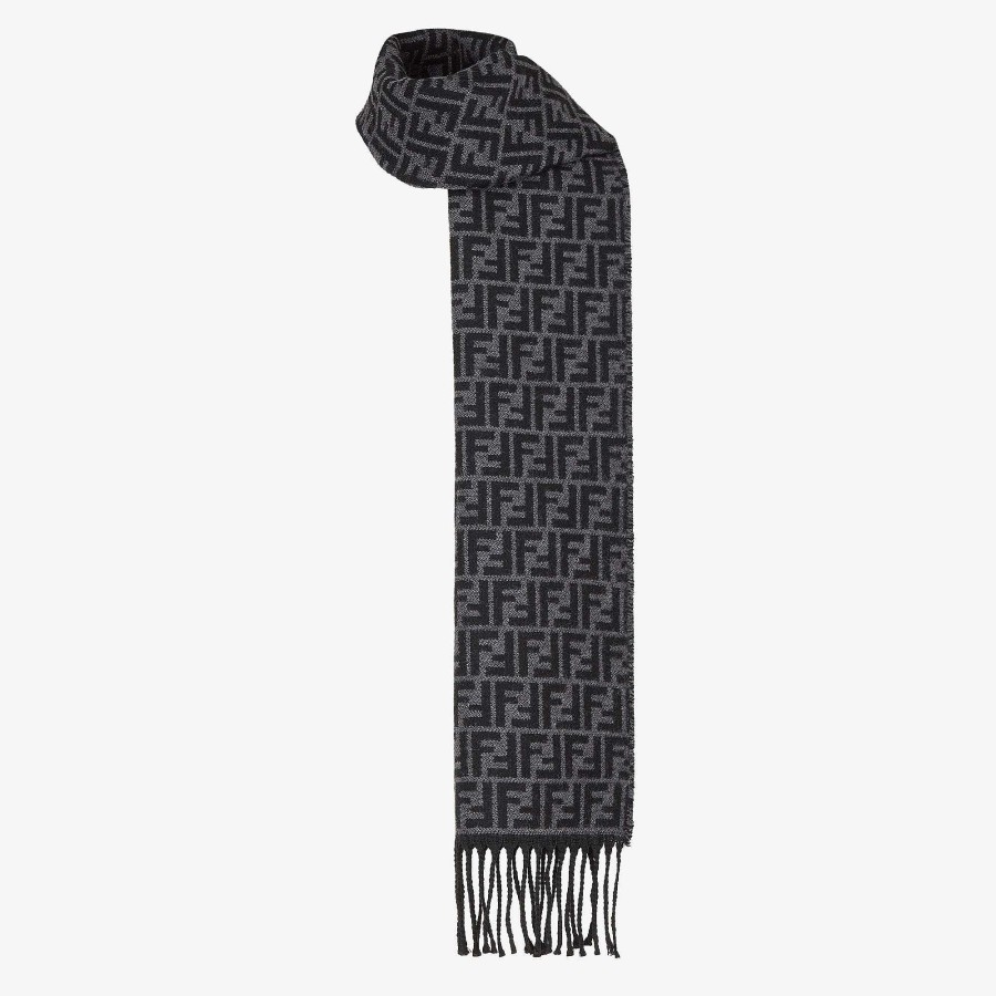 Men Fendi Scarves | Scarf Black