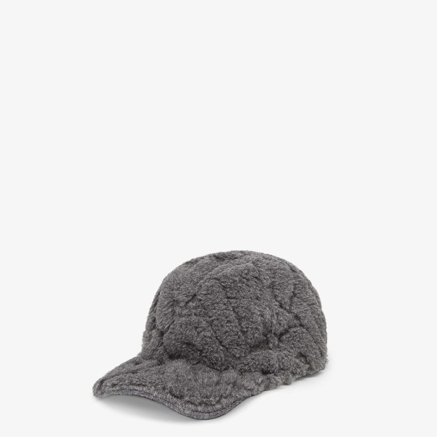 Women Fendi Hats & Gloves | Hat Gray