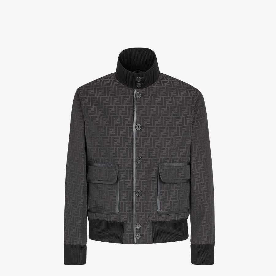 Men Fendi Outerwear | Blouson Black