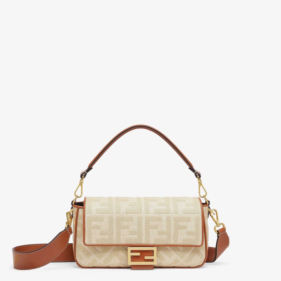 Women Fendi Shoulder & Crossbody Bags | Baguette Beige