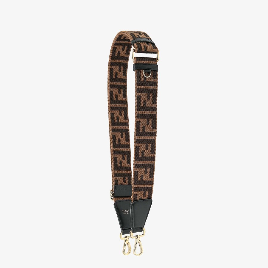 Women Fendi Shoulder Straps & Bag Accessories | Strap You Brown