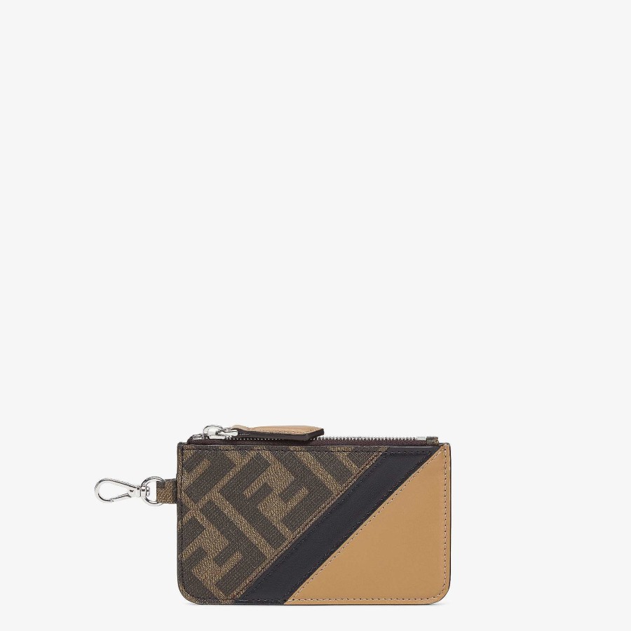 Men Fendi Card Holders | Card Holder Brown