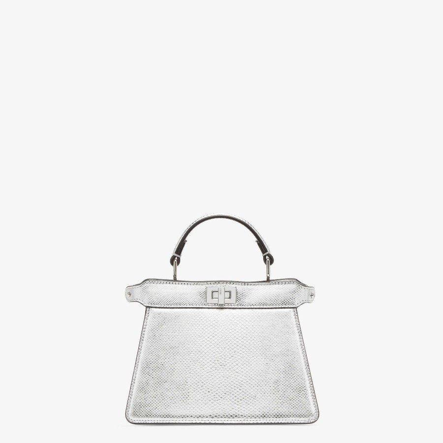 Women Fendi Peekaboo | Peekaboo Iseeu Petite Silver