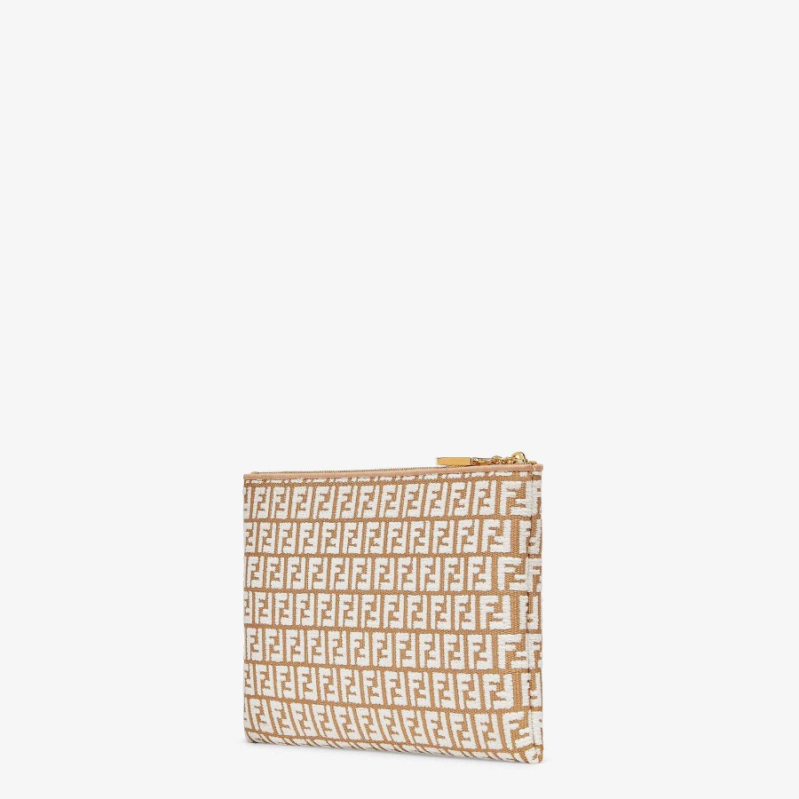 Women Fendi Pouches | Medium Flat Pouch Pink