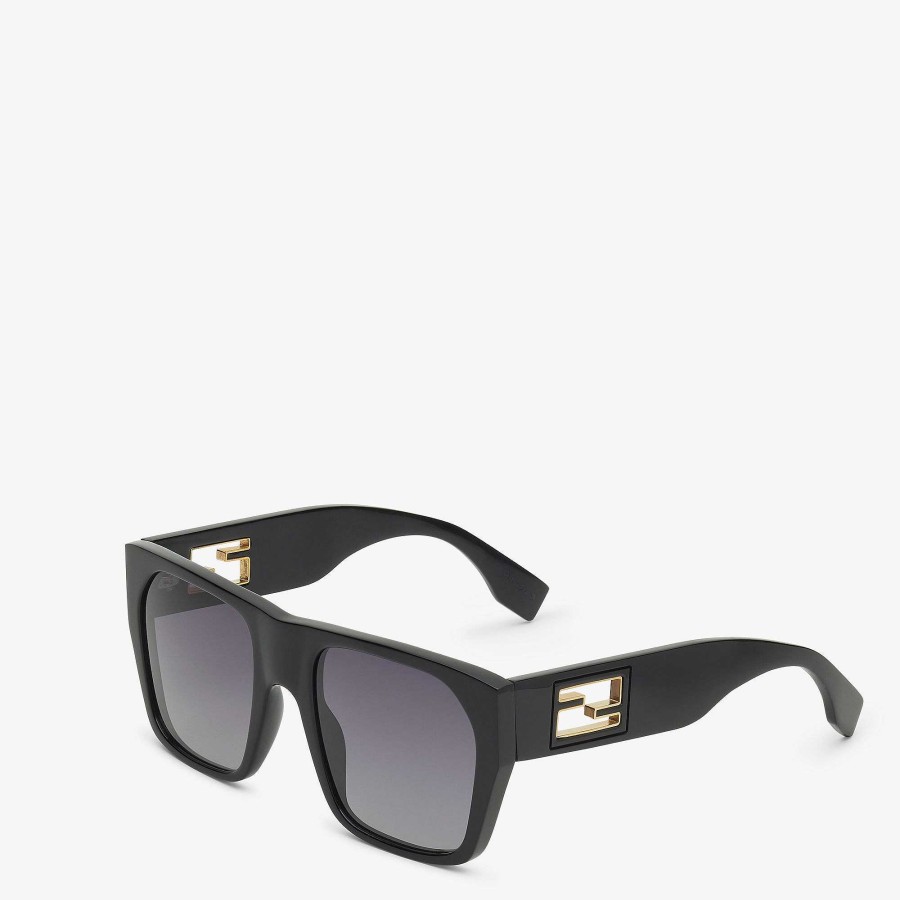 Women Fendi Sunglasses | Baguette Black