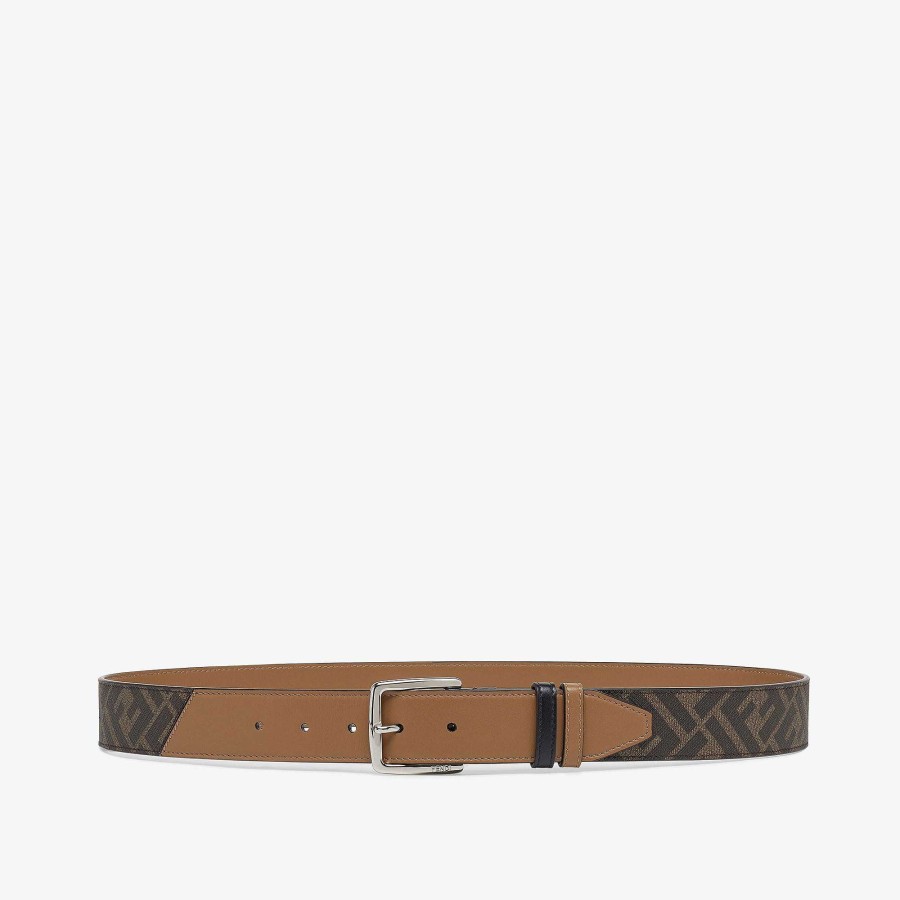 Valentine'S Day Gifts Fendi Belts | Fendi Diagonal Belt Beige