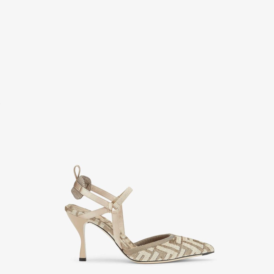 Women Fendi Pumps & Slingbacks | Colibri Lite Beige