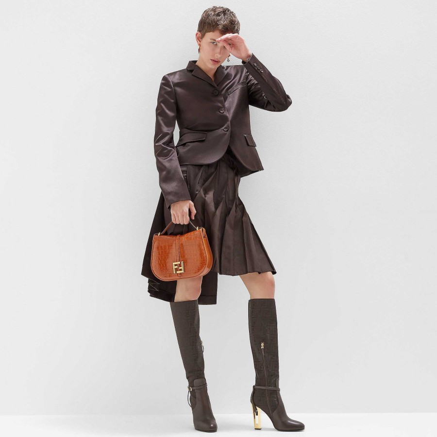 Women Fendi Coordinated Sets | Jacket Brown