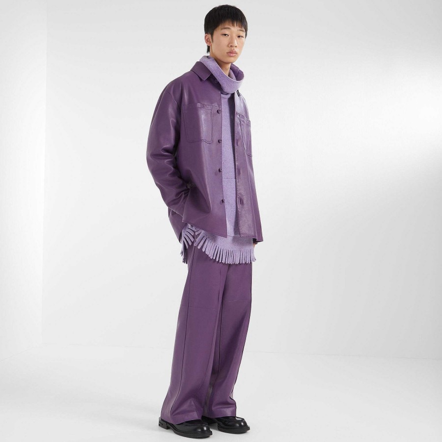 Men Fendi Outerwear | Blouson Purple