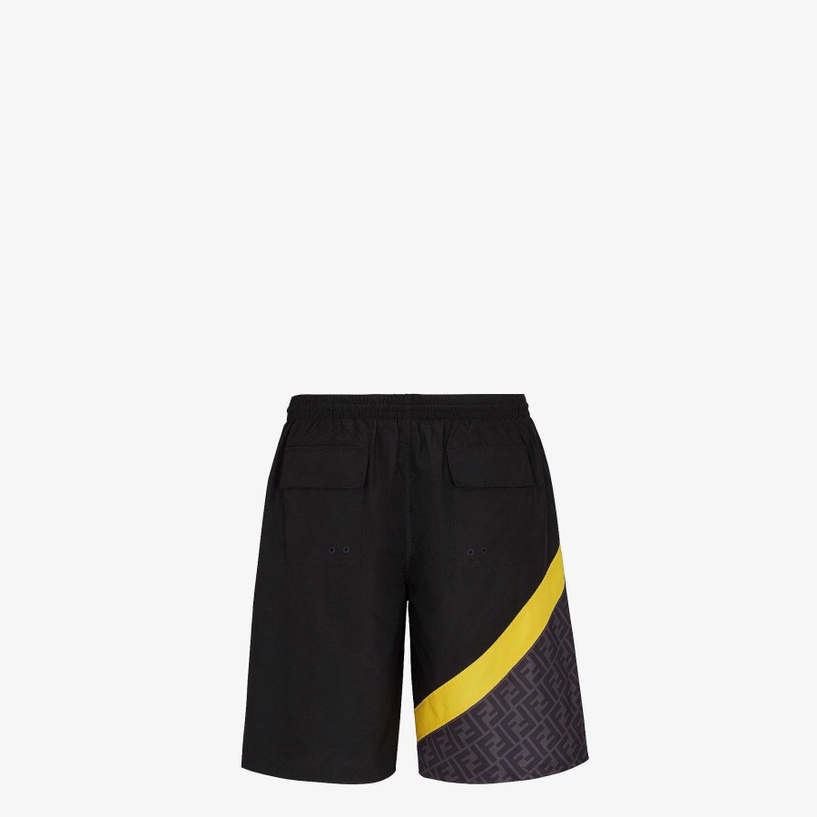 Men Fendi Swimwear | Swim Shorts Black