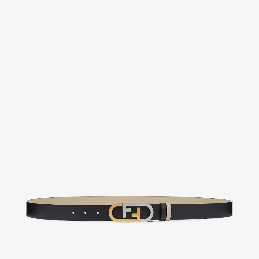 Men Fendi Belts | Fendi O'Lock Belt Black