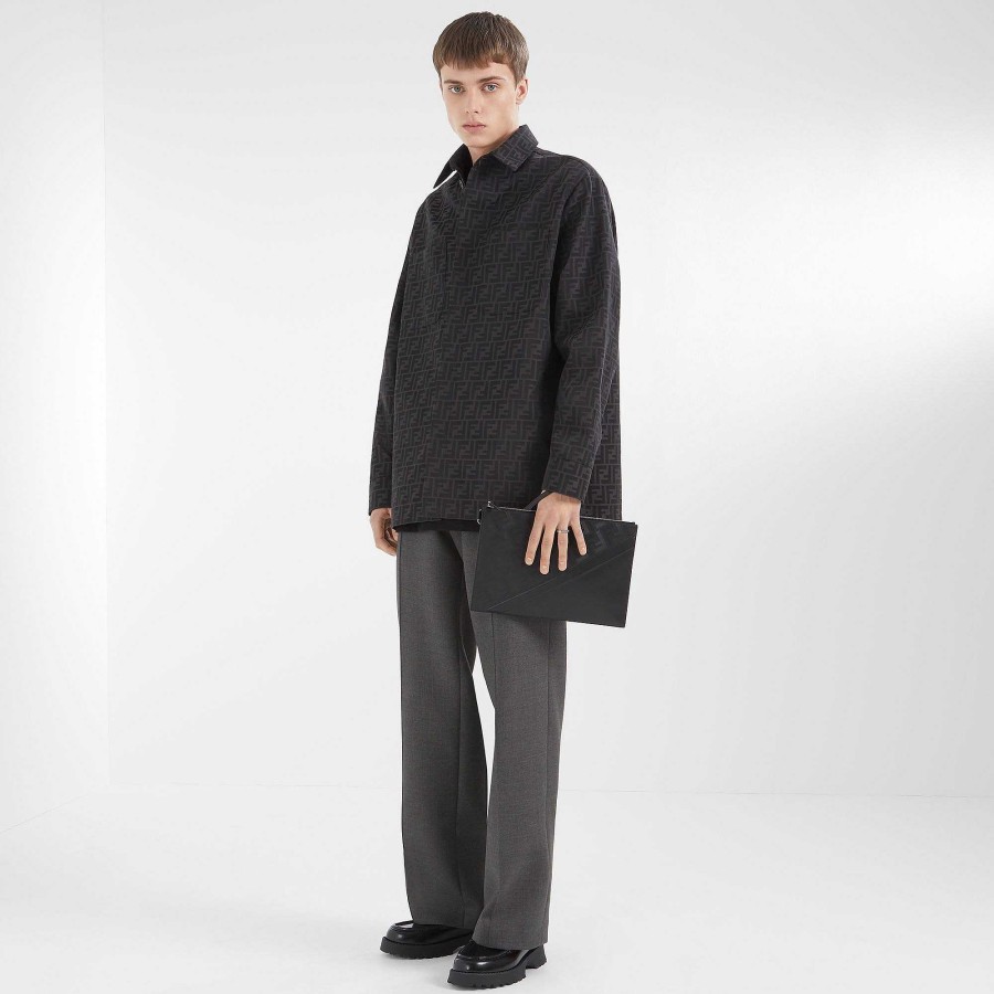 Men Fendi Shirts | Blouson Black