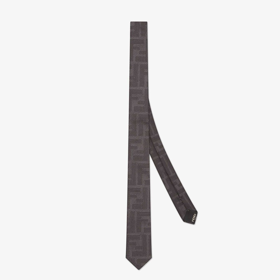 Men Fendi Ties | Tie Black