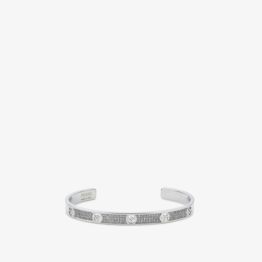 Women Fendi Bracelets | F Is Fendi Bracelet Silver