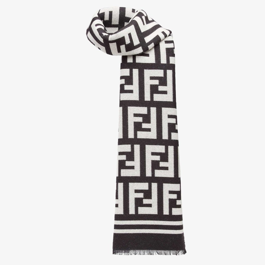 Men Fendi Scarves | Scarf Black