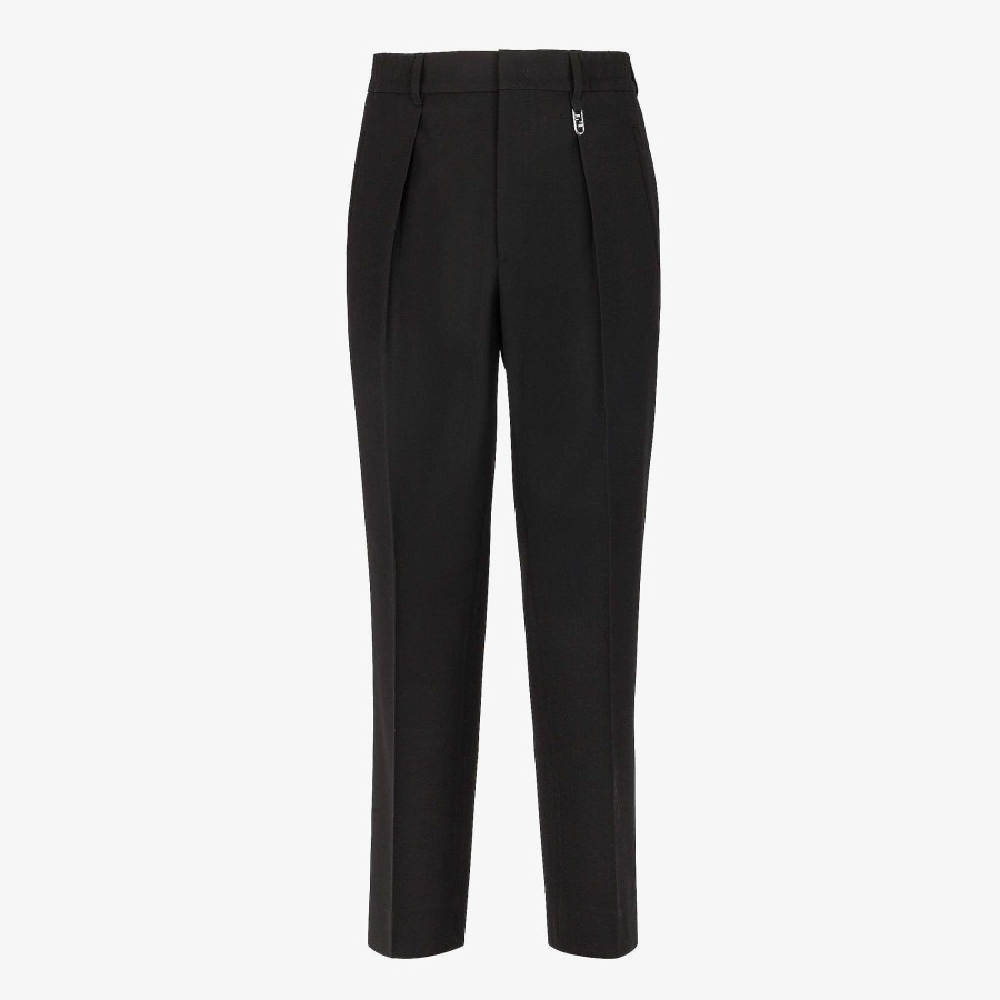 Men Fendi Pants & Shorts | Pants Black