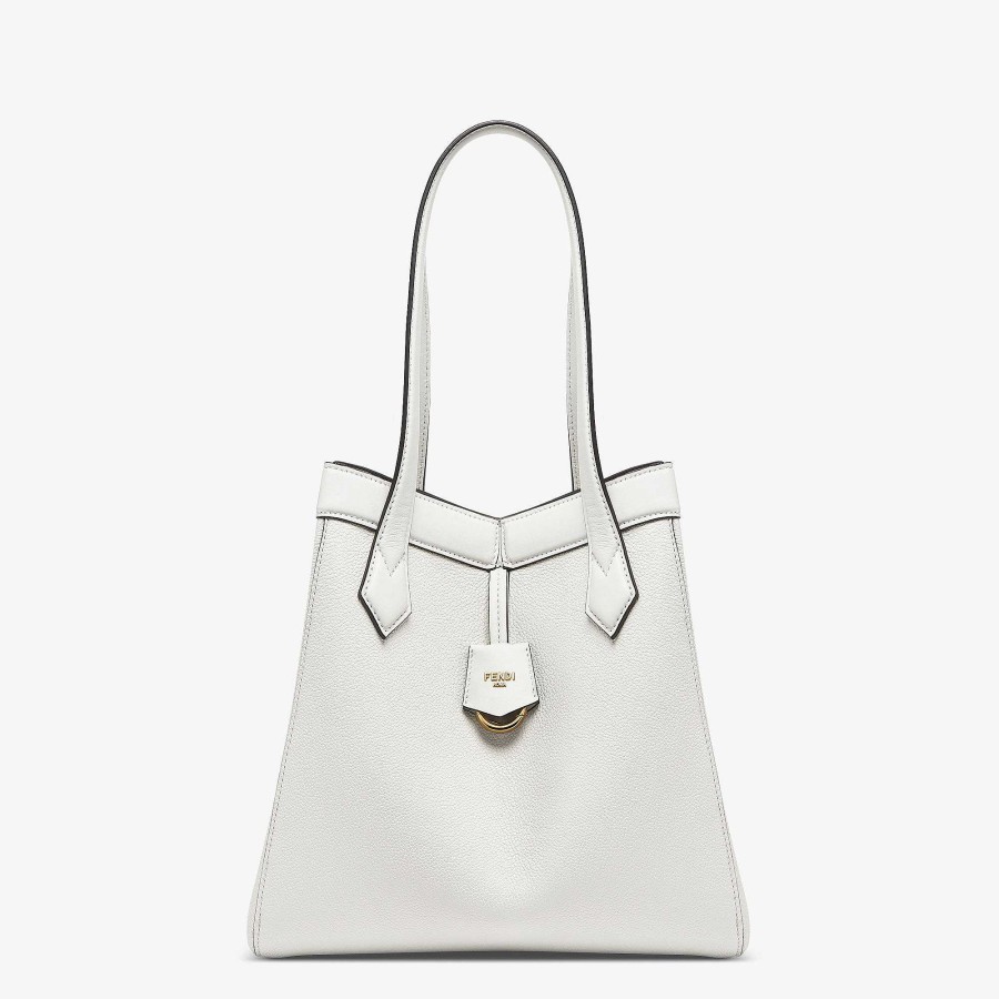 Women Fendi Bucket Bags | Fendi Origami Medium White