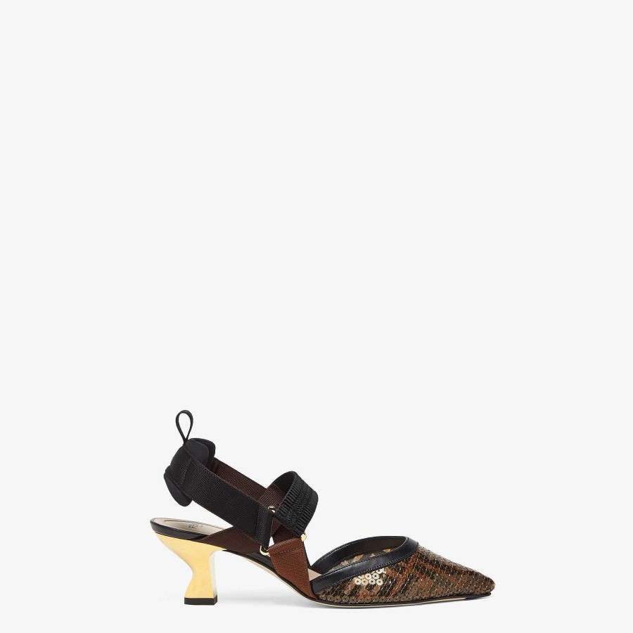 Women Fendi Pumps & Slingbacks | Colibri Black