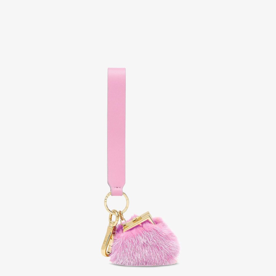 Women Fendi Tech And Lifestyle Accessories | Fendi First Bag Charm Pink