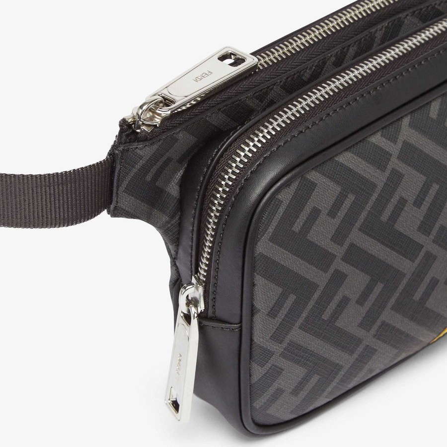 Men Fendi Belt Bags | Fendi Diagonal Belt Bag Black