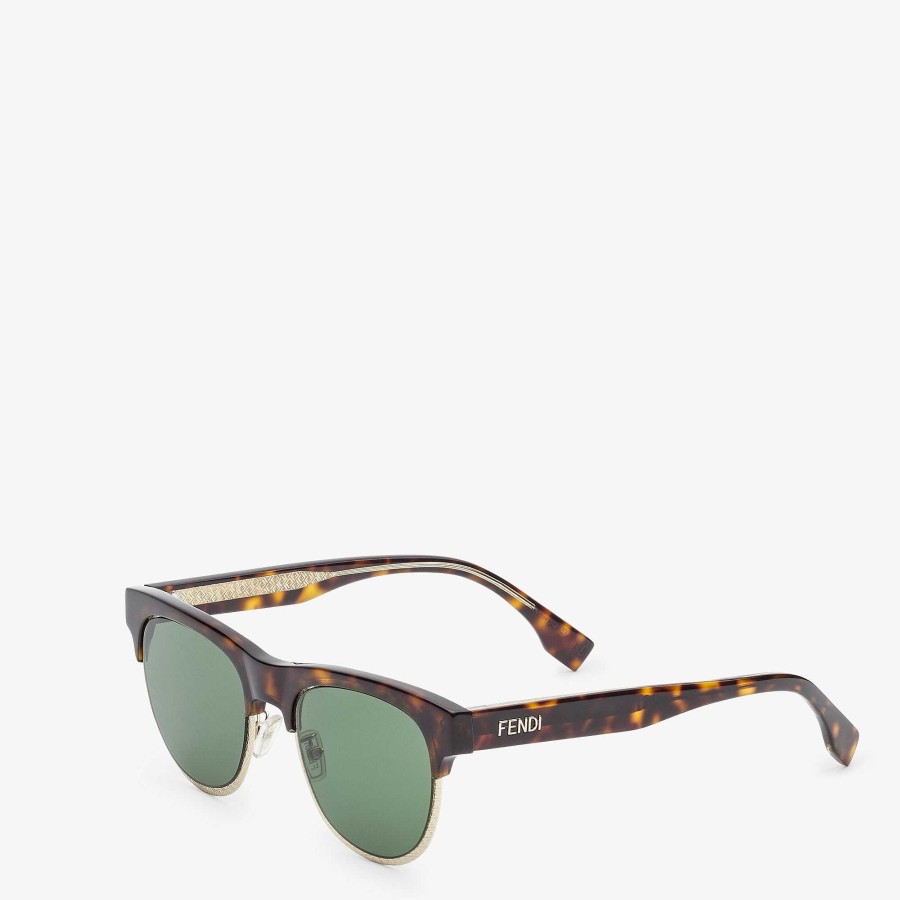 Men Fendi Sunglasses | Fendi Travel Brown