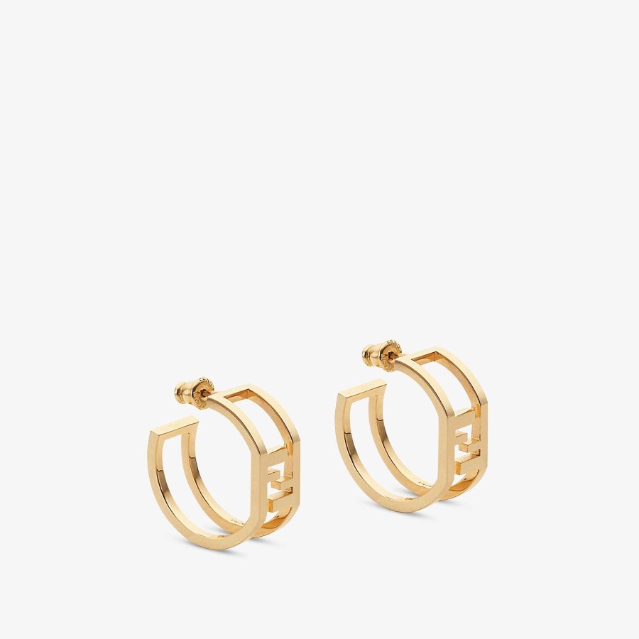 Women Fendi Earring & Brooches | Forever Fendi Earrings Gold