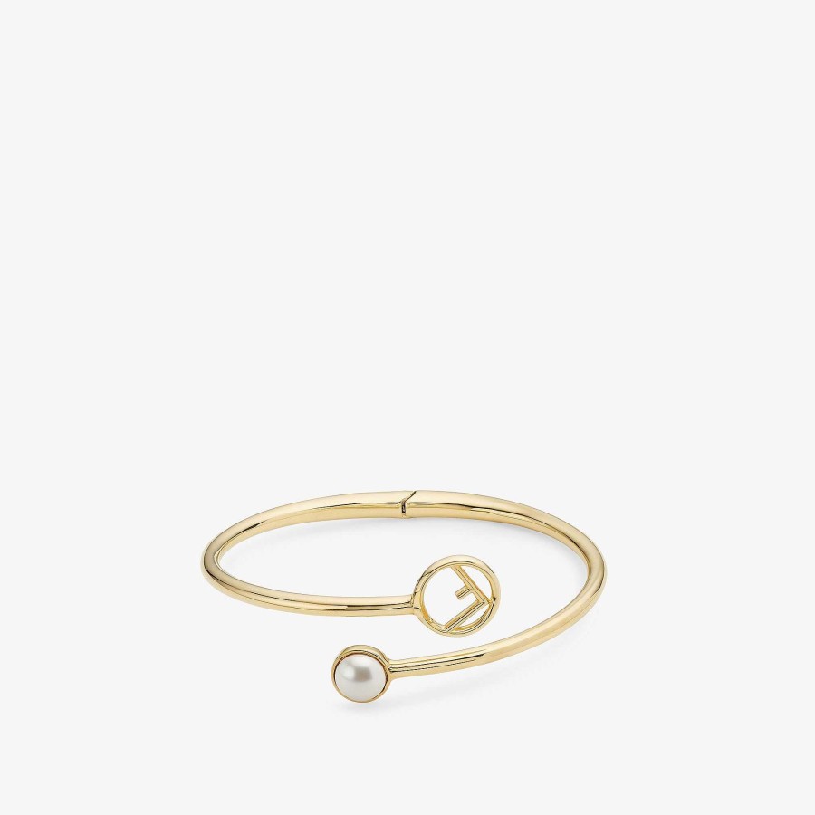 Women Fendi Bracelets | F Is Fendi Bracelet Gold