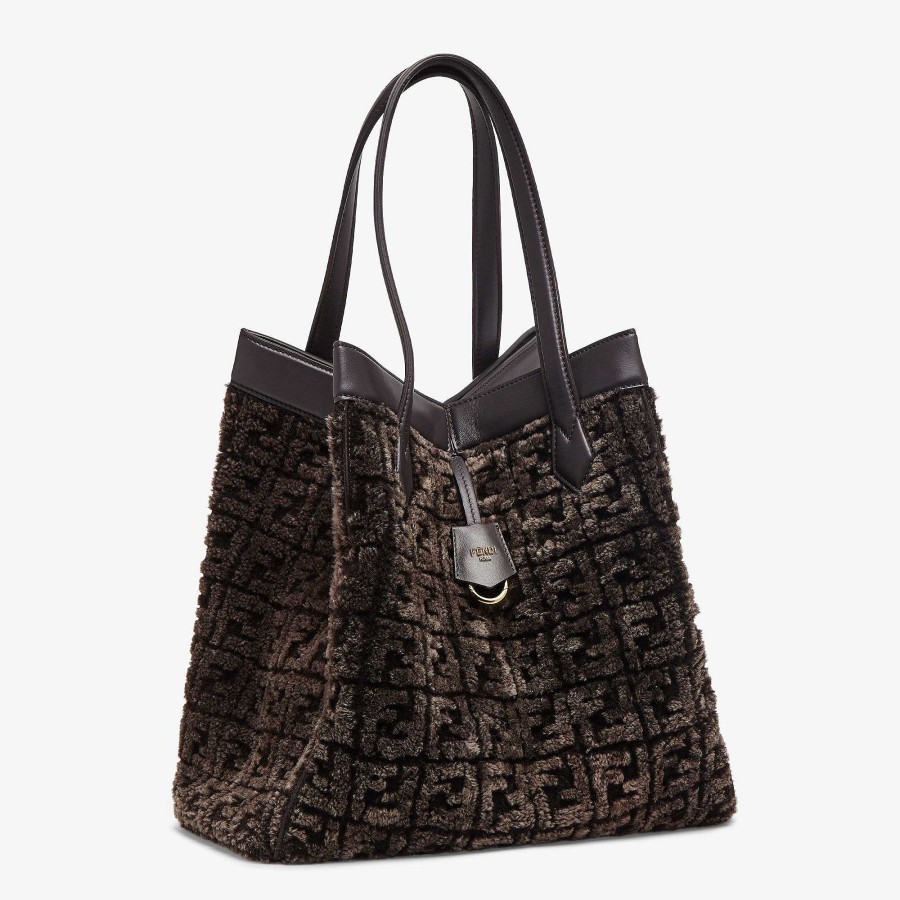 Women Fendi Bucket Bags | Fendi Origami Large Brown