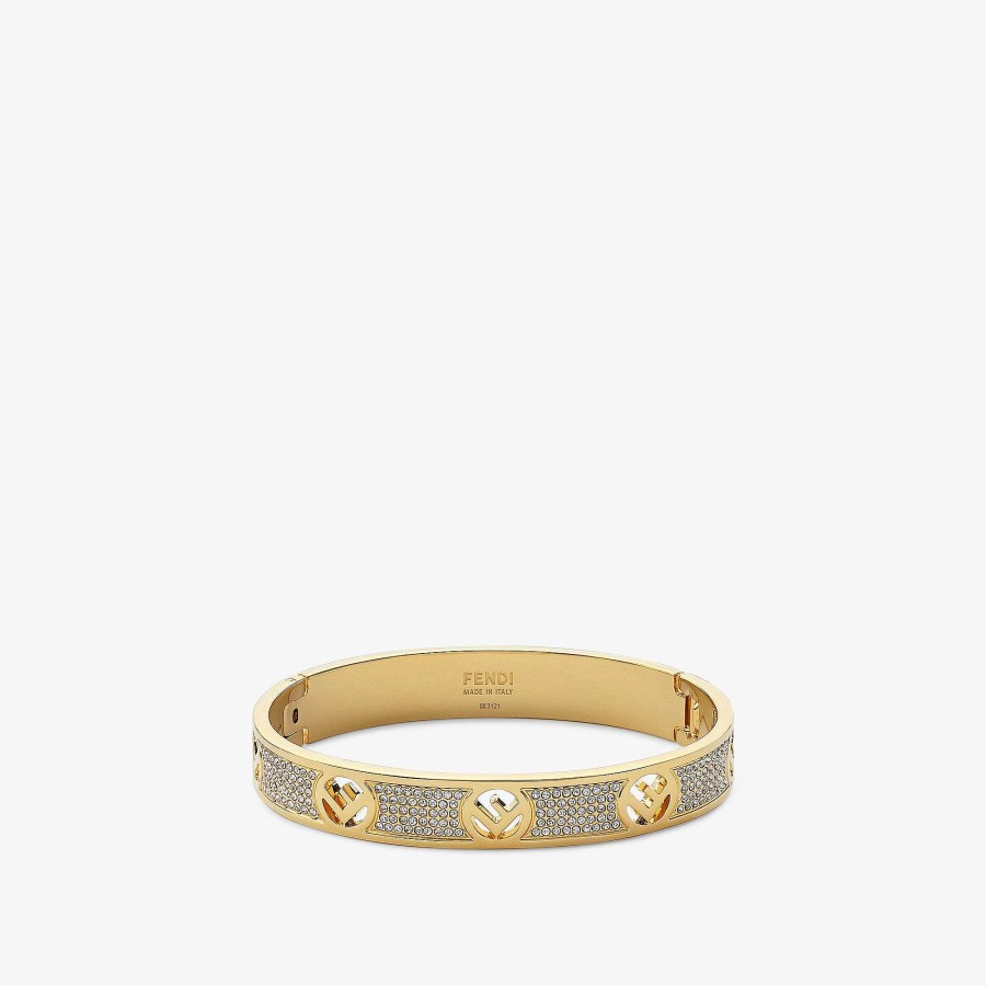 Women Fendi Bracelets | F Is Fendi Bracelet Gold