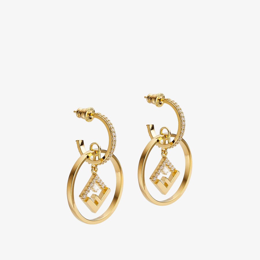 Women Fendi Earring & Brooches | Forever Fendi Earrings Gold