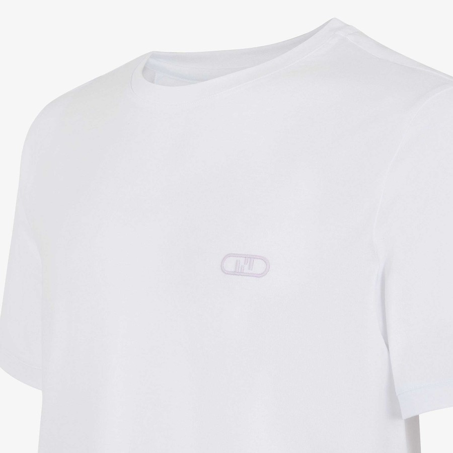 Men Fendi T-Shirts & Polos | T-Shirt White