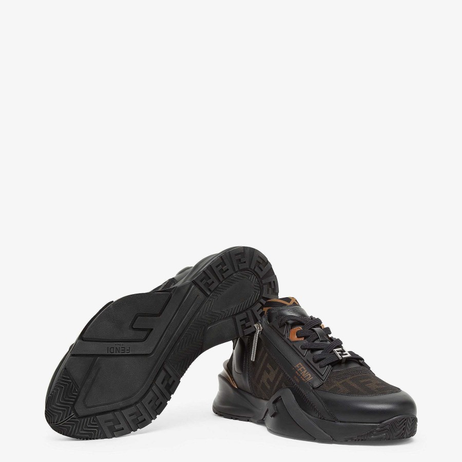 Men Fendi Sneakers | Fendi Flow Black