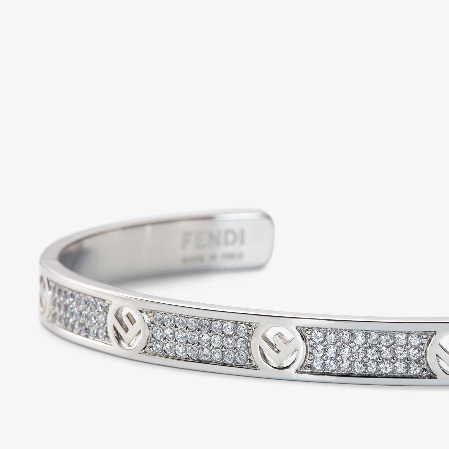 Women Fendi Bracelets | F Is Fendi Bracelet Silver