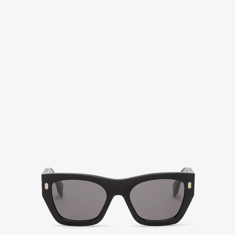 Women Fendi Sunglasses | Fendi Roma Black