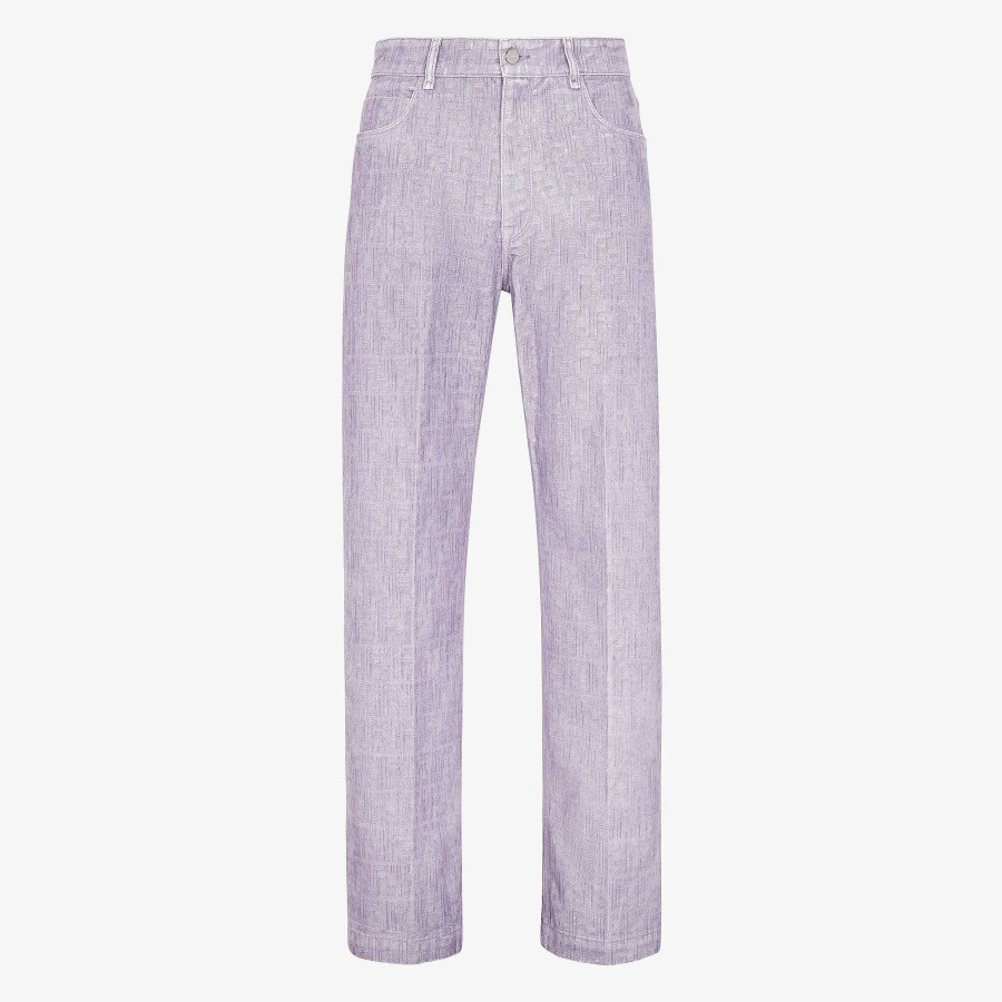 Men Fendi Pants & Shorts | Pants Purple