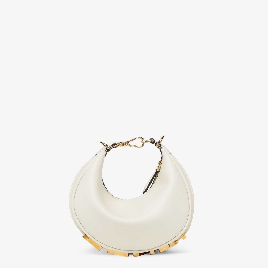 Women Fendi Hobo Bags | Fendigraphy Mini White