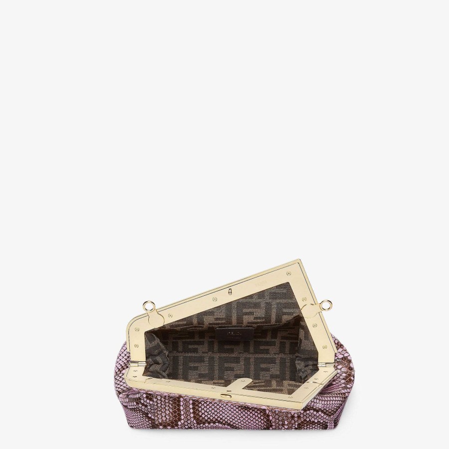 Women Fendi Exotic Bags | Fendi First Small Purple