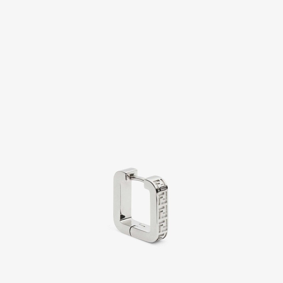 Men Fendi Earring | Ff Earring Silver