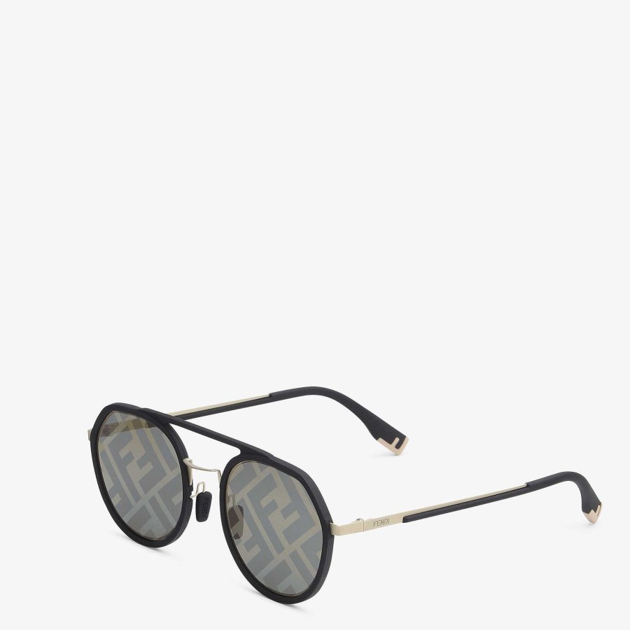 Men Fendi Sunglasses | Fendi Light Black